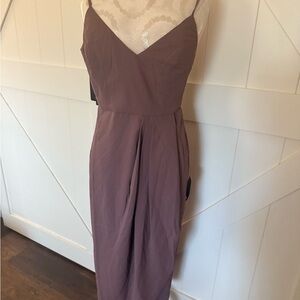 Lulu’s Brand new Strapless Dress in Mauve